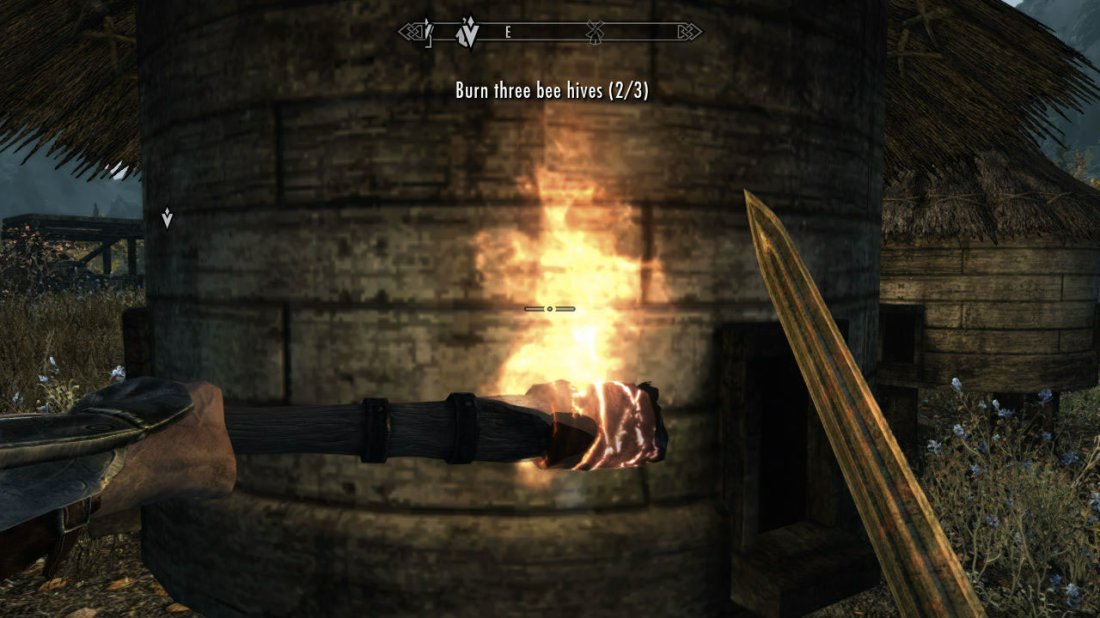 On the southwest corner of the isles, you'll find 5 beehives. The objective states that you should only burn 3, so do so. Some mercs will show up, so deal with them if you want to and proceed to the northeast island, where the Goldenglow Estate is. Go inside by either entering from the front which is unlocked or by the back (a more sneaky option) which has an EXPERT lock and an [Optional] objective pops up: Obtain the key to Aringoth's safe.