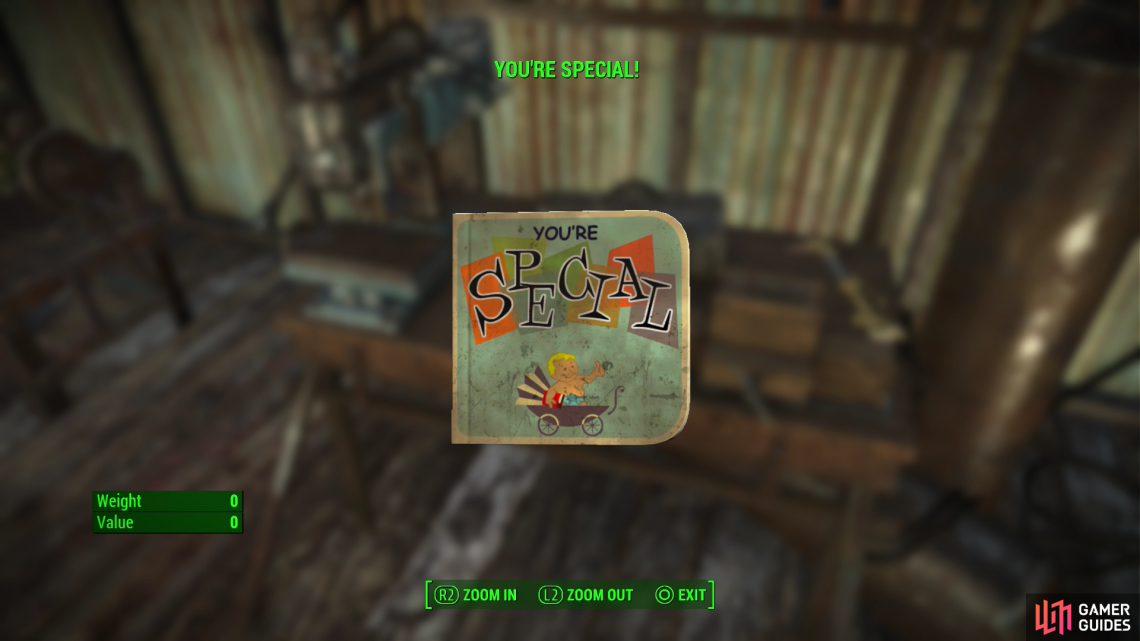 You Are Special Guide Information Introduction Fallout 4 Gamer Guides