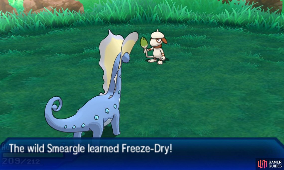 Freeze Dry is a useful move for Alolan Ninetales that usually requires sketching.