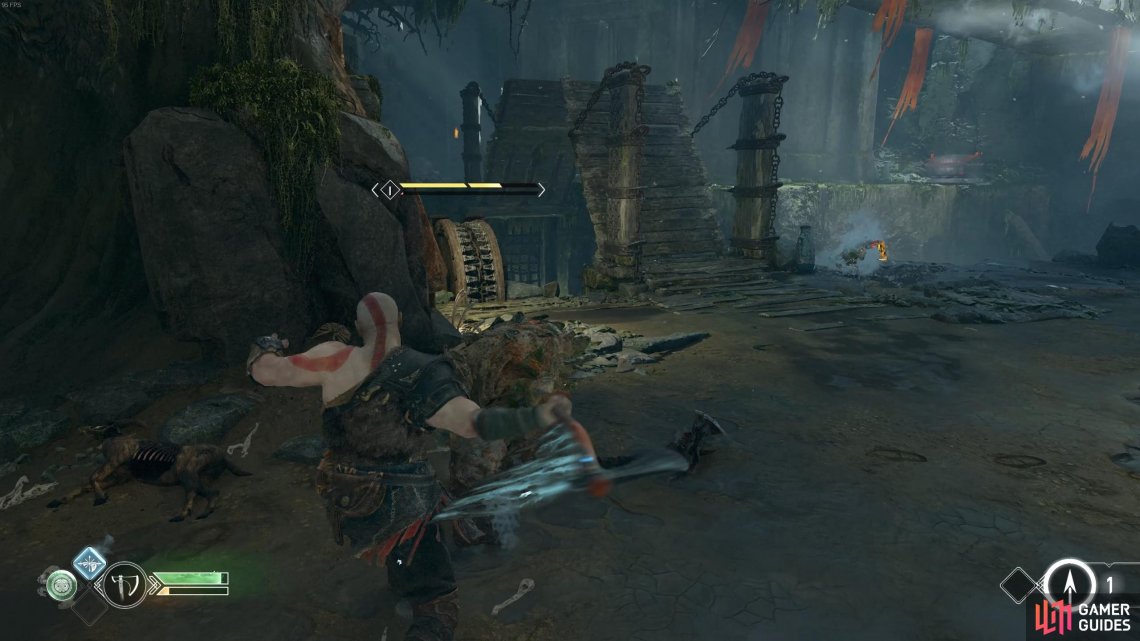 Youll need to defeat a Revenant and some Draugr before you can lower the bridge in peace.