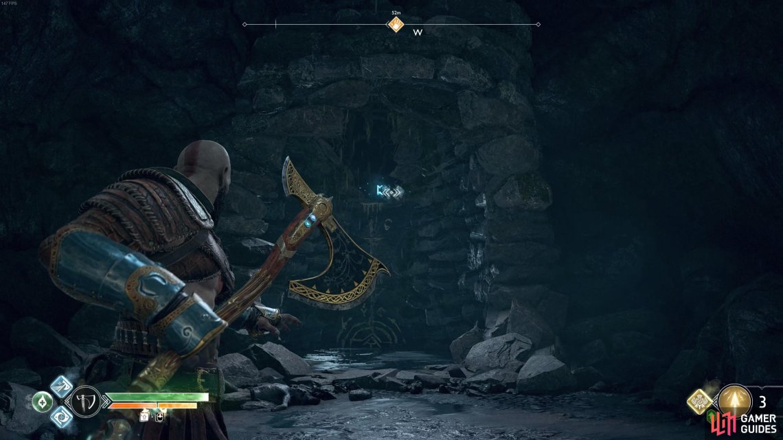 god of war 4 witches cave