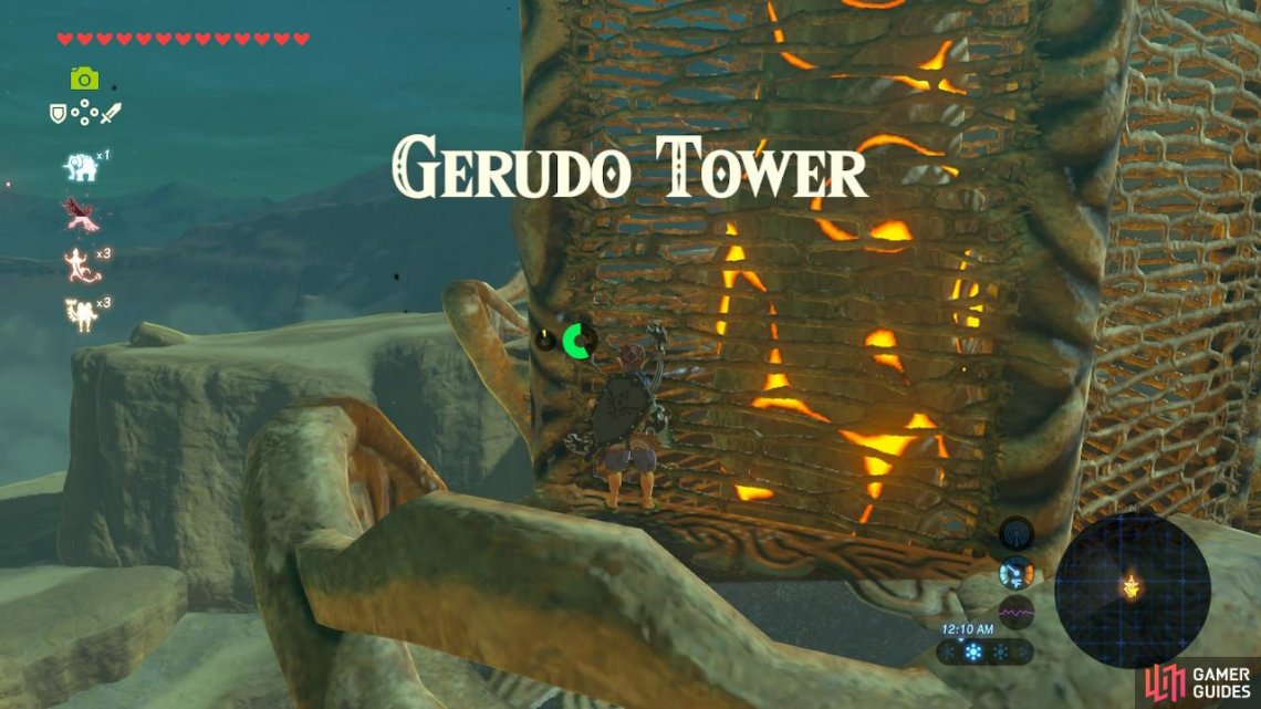 The Gerudo Tower probably has the most unusual means of access