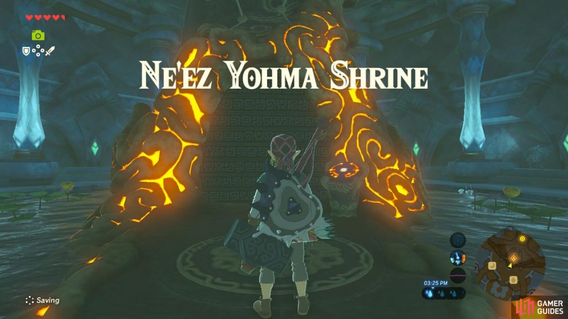 This Shrine is a fast travel point for Zoras Domain