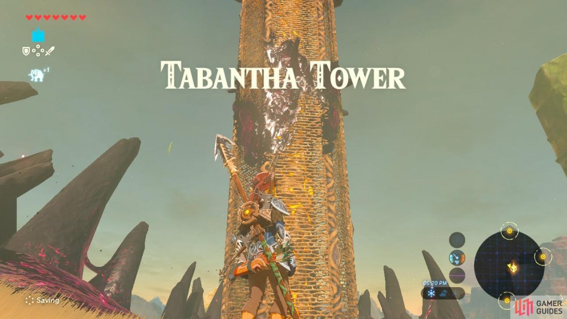 The Tower is surrounded by Ganon goop.