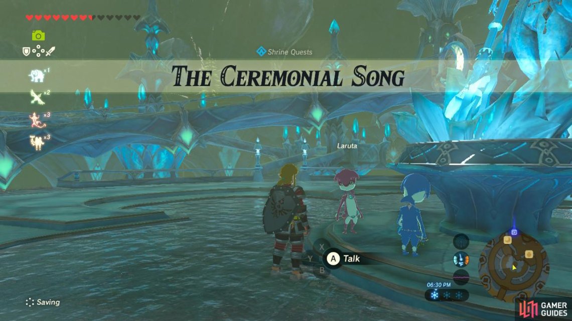 The Ceremonial Song Shrine Quests The Legend Of Zelda Breath Of The Wild Gamer Guides