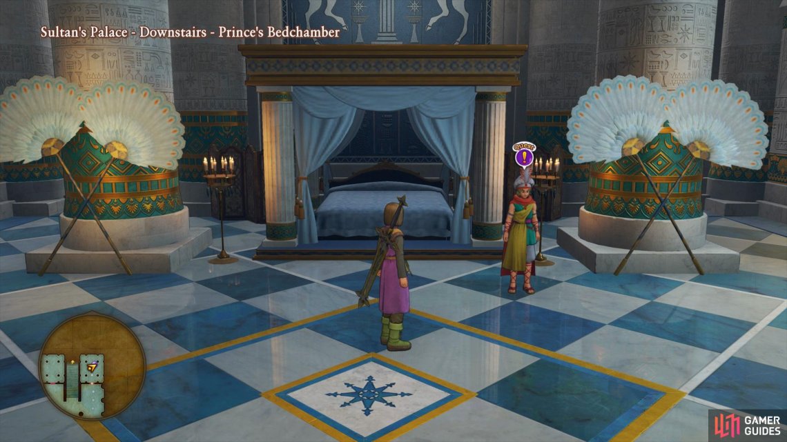 Youll find Prince Faris in his Bedchamber