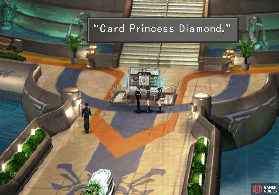 You’ll find the Princess Pair, the Diamond Duo, in the lobby