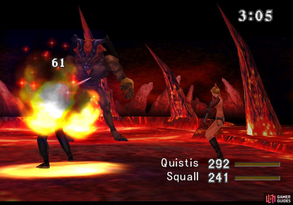 Ifrit will attack mainly with Fire, backed up by the odd physical strike