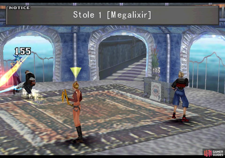 Steal a Megalixir from Fujin once Raijin is gone