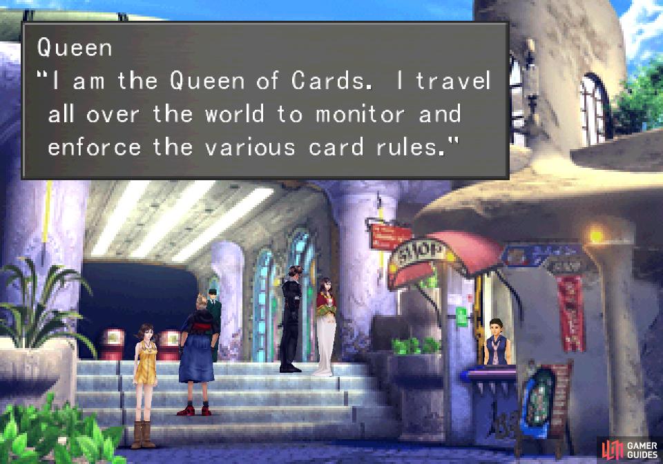 The Queen of Cards may be a bit grandiose and theatrical