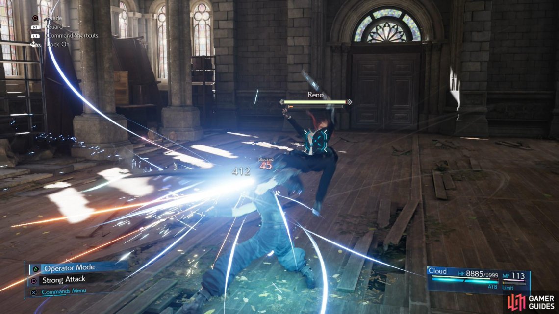 Reno has little answer for Punisher modes counterattacks,