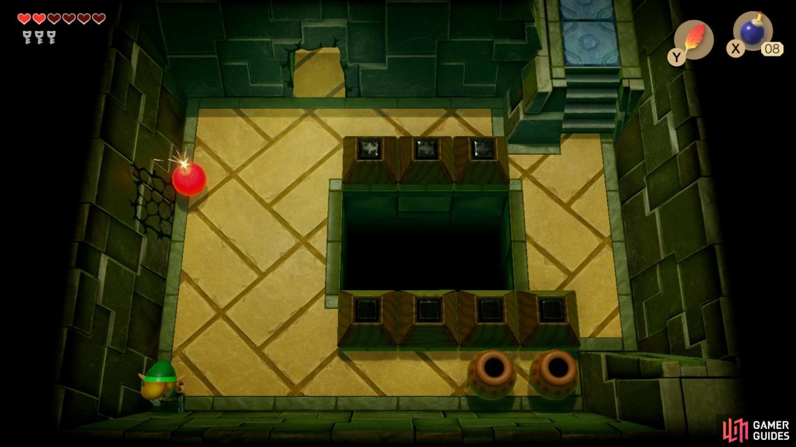Break a hole into the wall in the hidden room and use it jump across the hole with the dash ability, 