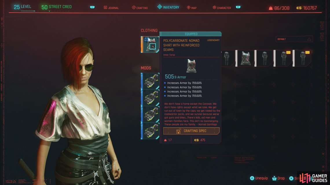 Game Breaking Armor Guide Information Introduction Cyberpunk 2077 Gamer Guides