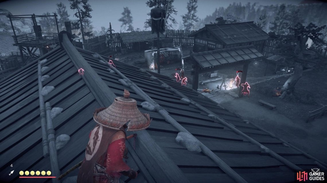 Bandits will invade this outpost, so you wont have to fight all of the Mongols