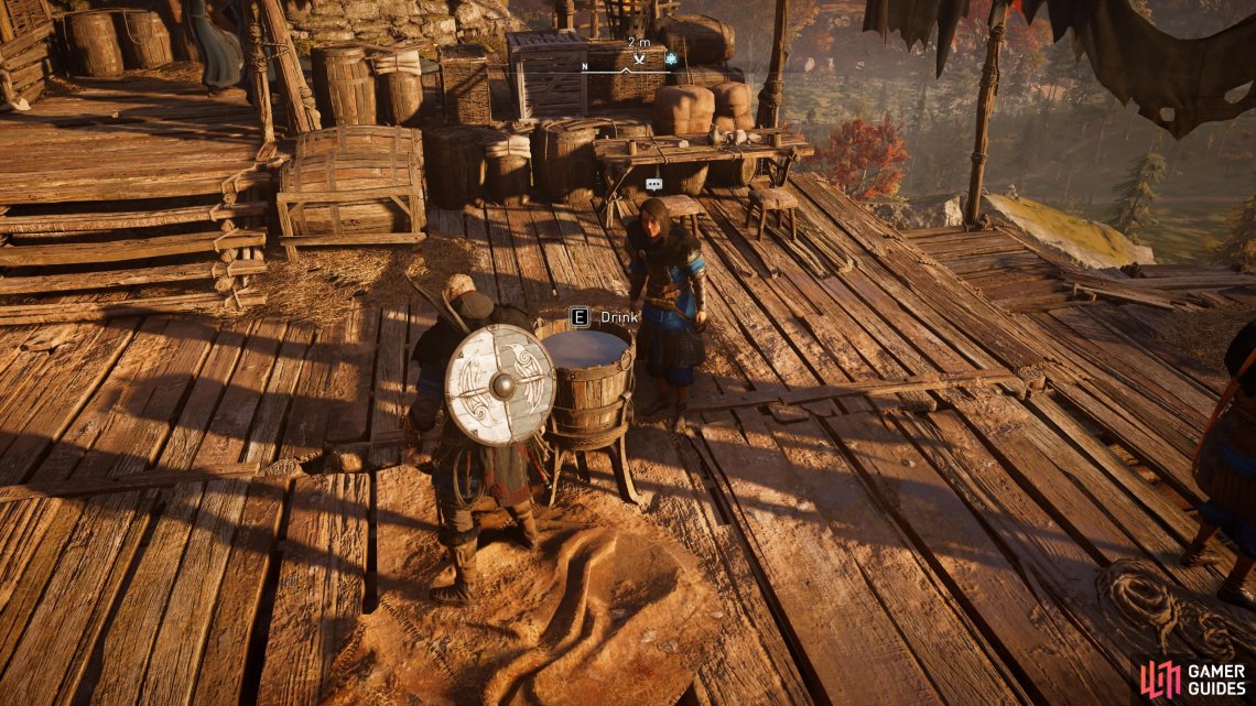Youll find drinking games in most major settlements, marked by drinking horns on your map.