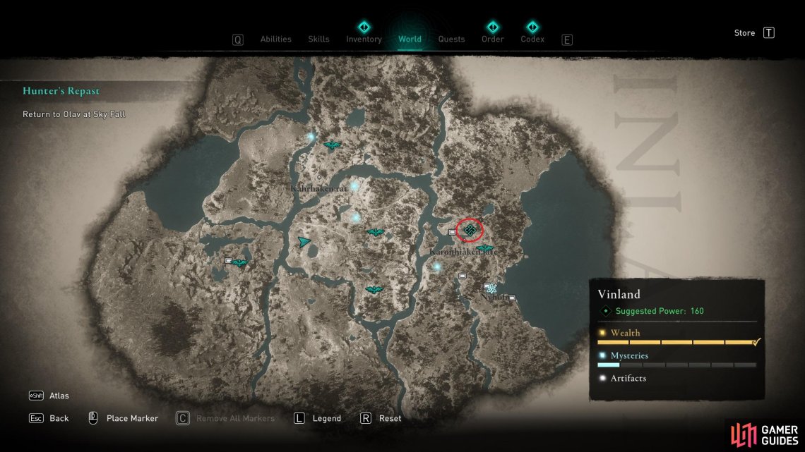 Assassins creed valhalla винланд карта