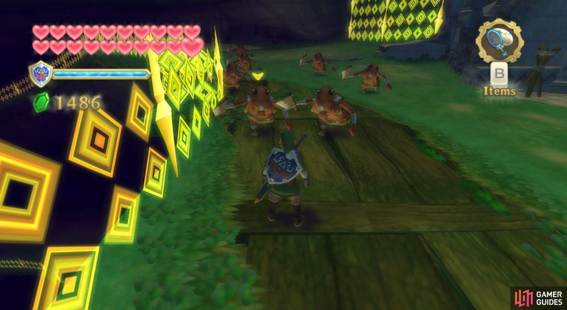 A horde of Bokoblin will appear to try and slow you down.