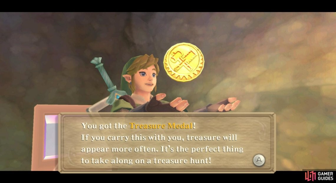 Here’s the only and only Treasure Medal!