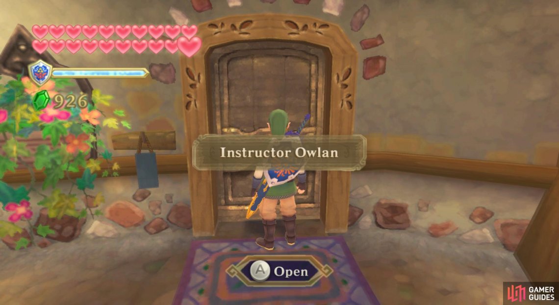 First, visit Instructor Owlan.