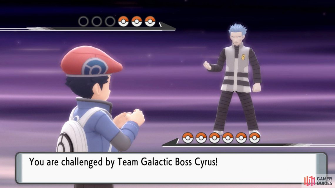 Team Galactic Boss Cyrus.