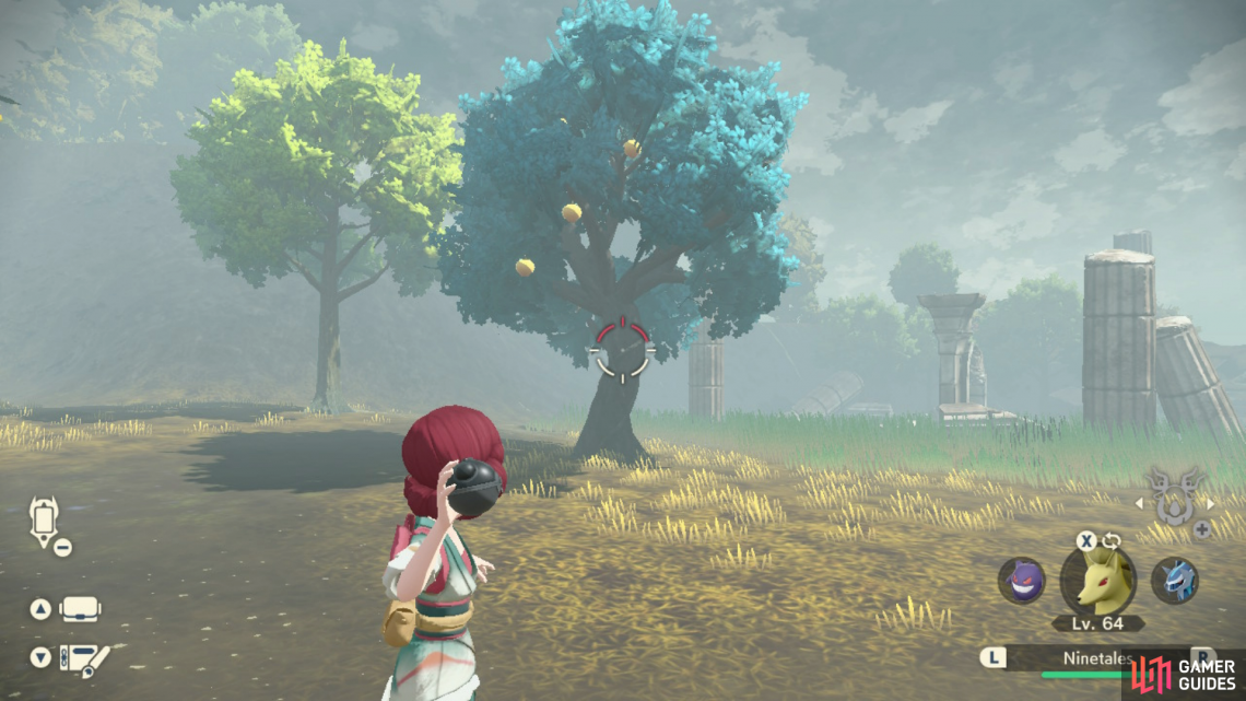 Hopo Berries are found on blue trees in Crimson Mirelands