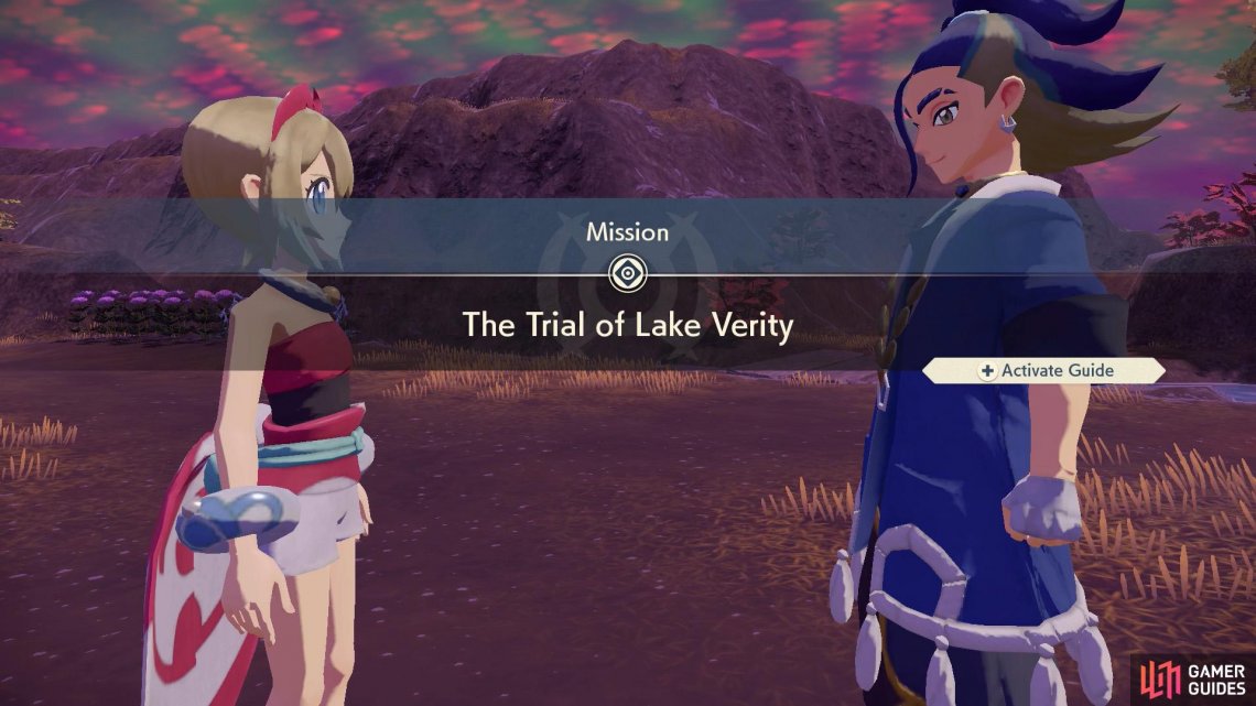 For this mission, youll need to visit Lake Verity.