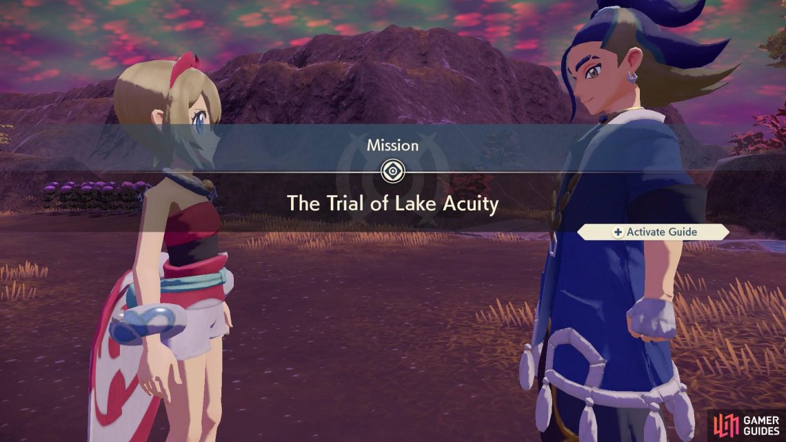Trial number 3 takes place at Lake Acuity.
