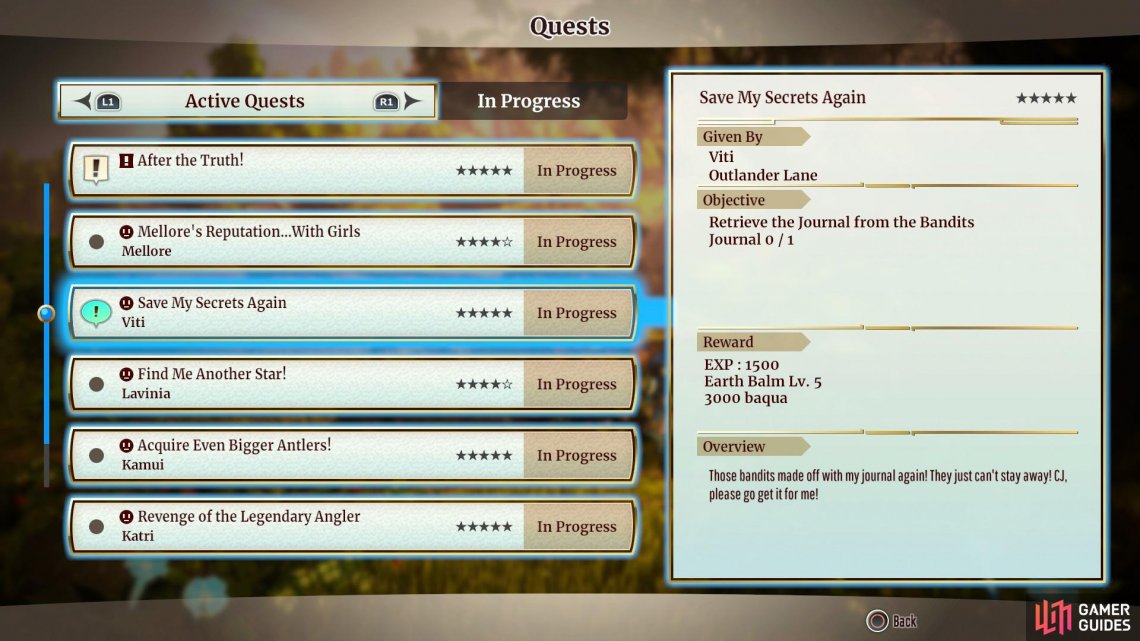 Go into your quests menu and select the one you want to track