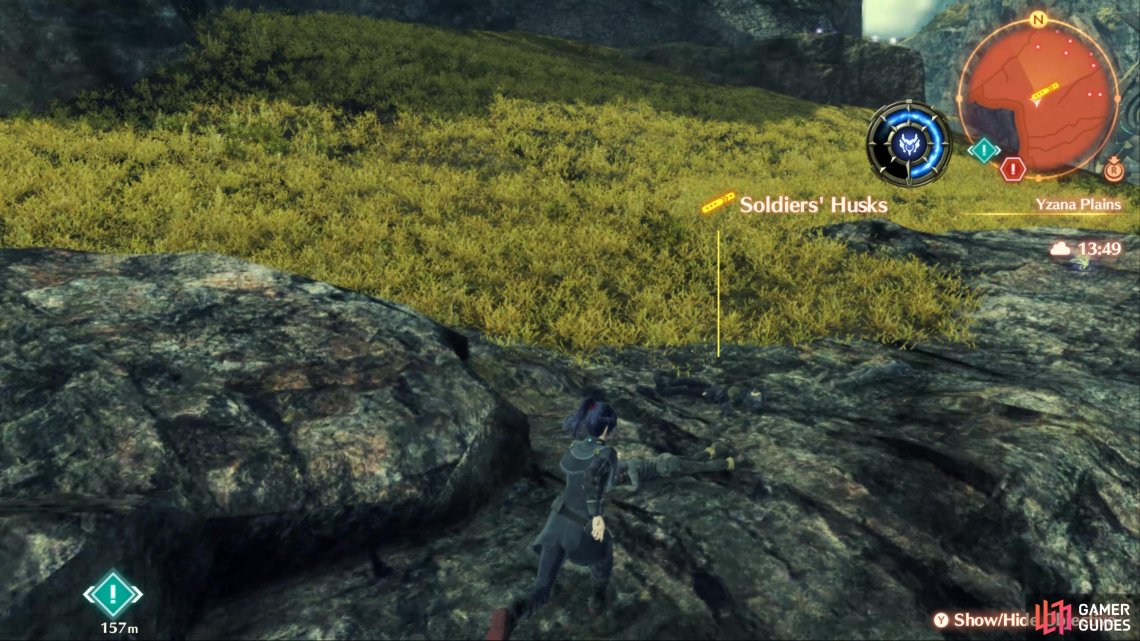 The first Soldier Husk can be found on the western cliffs near Colony 9