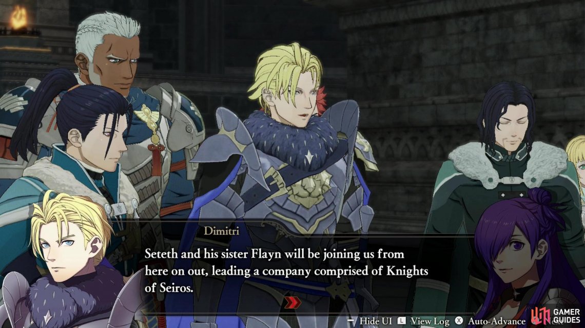 While she plays no part in the battle at the end of Chapter 4, Flayn will still join you  along with her brother, Seteth.