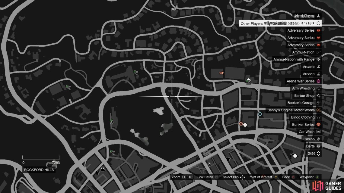gta v online action figures map