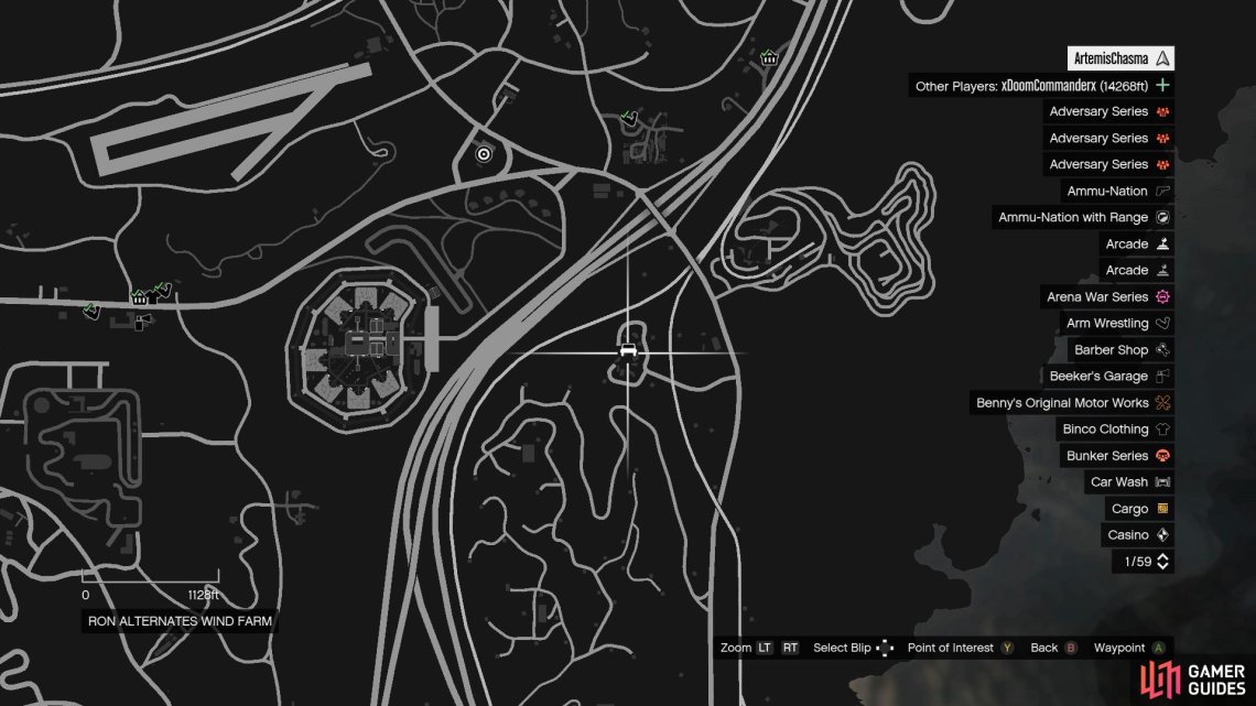 gta 5 cards map