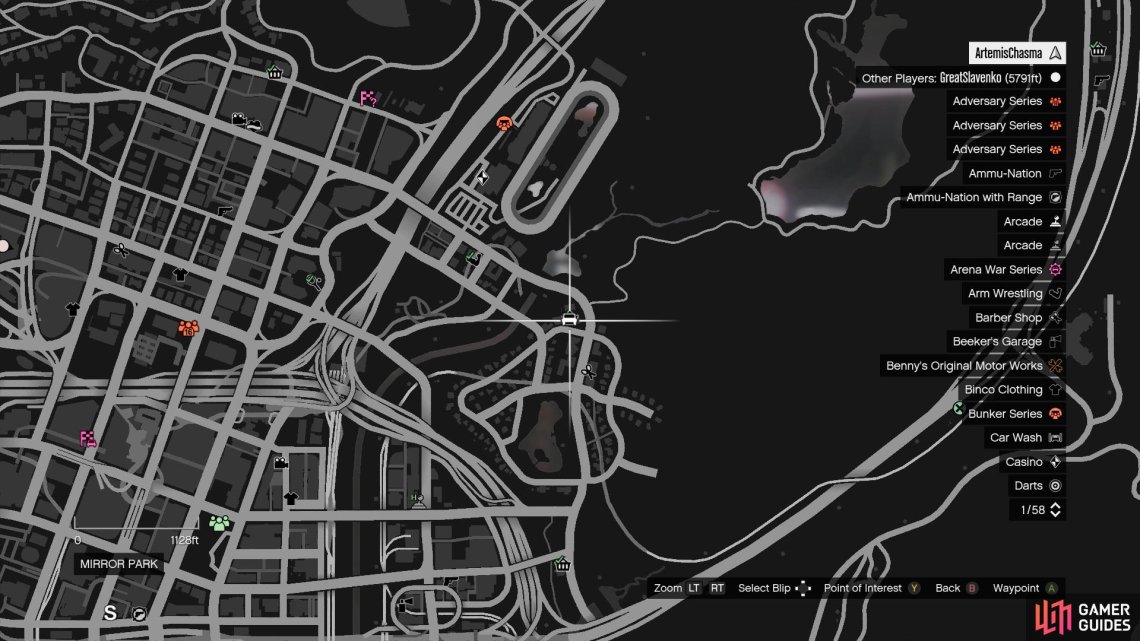 gta 5 cards map