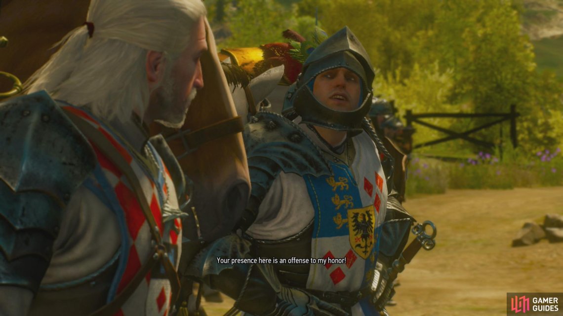 Warble Of A Smitten Knight Walkthrough Blood And Wine Dlc The Witcher 3 Wild Hunt Gamer Guides Outside of the orphanage, down the stairs you can find a blood stain on the wall , check it out with you witcher senses and follow the scent. warble of a smitten knight