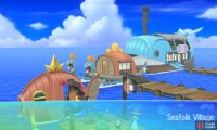 All of the villages ships are shaped after Pokémon.