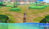 Different Pokémon can be found in different parts of the grass.