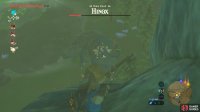 If you stand here, you can attack the Hinox and it cannot attack you back. Brutal!