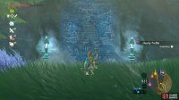This monument actually gives a hint as to where the Zora Helm is located