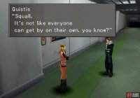 Unable to help herself, Quistis bothers you with yet another tutorial