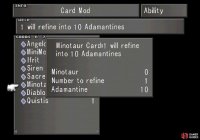 Refine the Minotaur card to create Adamantine