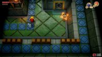 Go right from the entrance of the dungeon and kill the enemies to get a Small Key to drop,