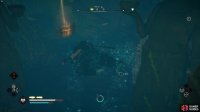 youll need to swim down from the tower into the water to find the chest.