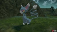 then return to Asabei and show him the snooty cat Pokémon.