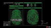 then once youre inside head up to the top of the marked building and hack the fingerprint scanner. 