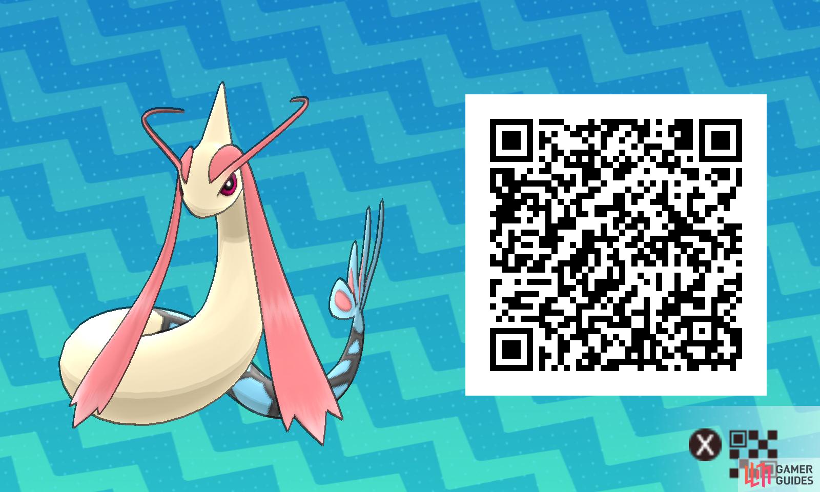 pokemon ultra sun x y qr code