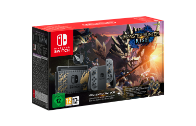 Nintendo Switch MH Rise Edition Hardware Packshot