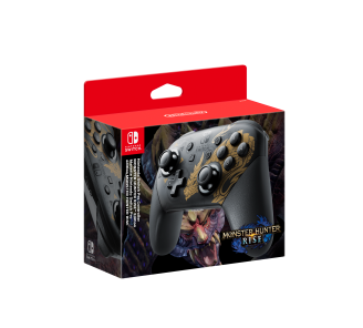 Nintendo Switch MH Rise Edition Pro Controller Packshot