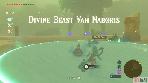 Divine Beast Vah Naboris The Legend Of Zelda Breath Of The Wild