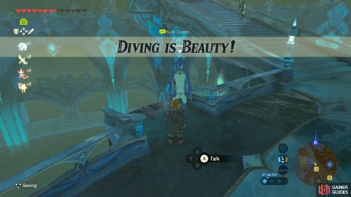 Diving Is Beauty The Legend Of Zelda Breath Of The Wild Gamer