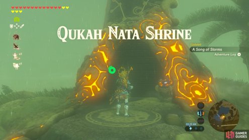 Qukah Nata Shrine Faron Region The Legend Of Zelda Breath Of The Wild Gamer Guides